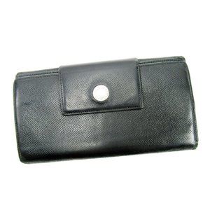 AUTH BVLGARI purse Bulgari Bulgari Leather